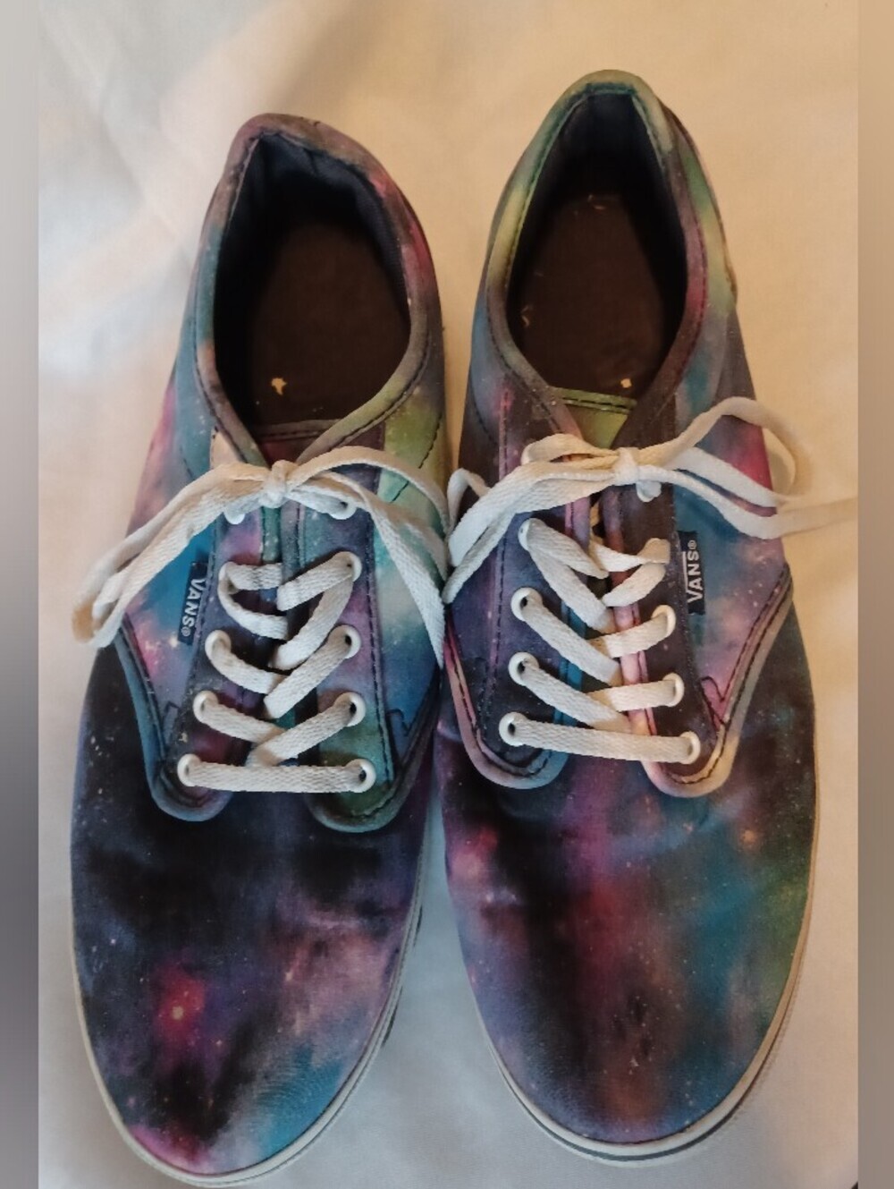 Vans Authentic Low Top Galaxy Cosmic Space Canvas Lace-up Sneakers - Multicolor - Picture 7 of 9
